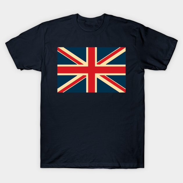 UK flag London T-Shirt by k-creatif